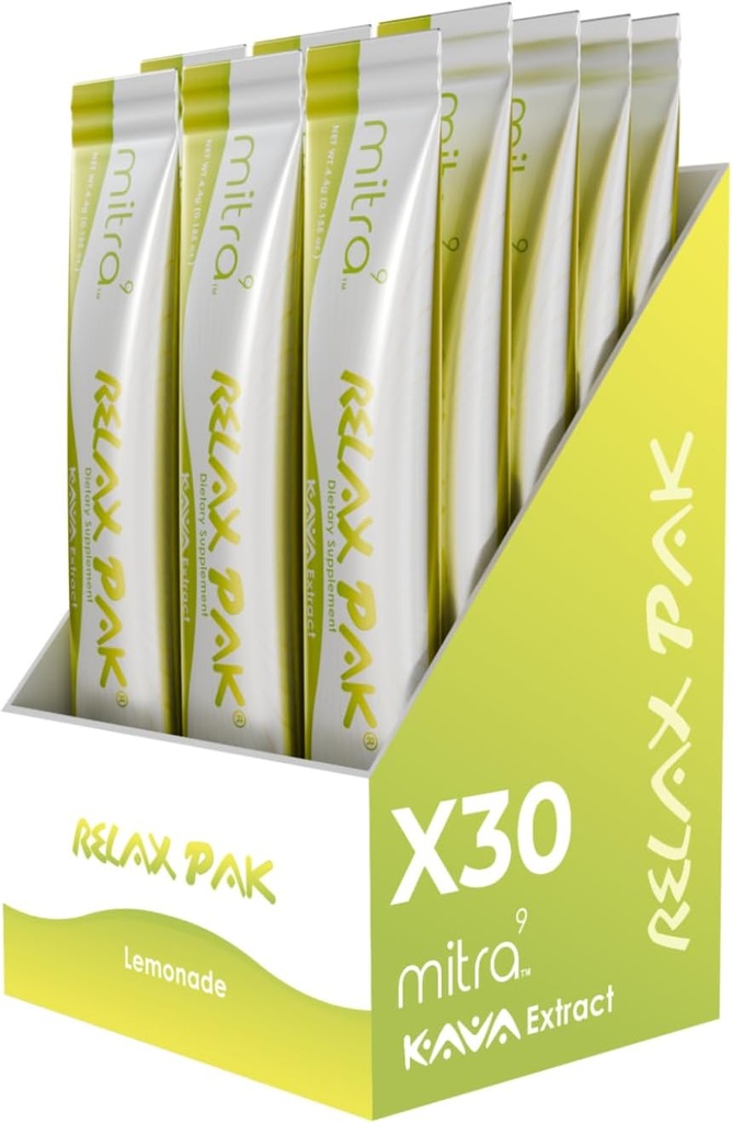 Mitra9 Kava Powder RelaxPak - Λεμονάδα Εκχύλισμα Powder Packets 