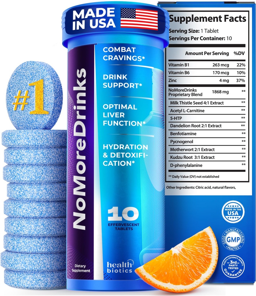 NoMoreΠοτά Anti Alcohol Craving Supplement 