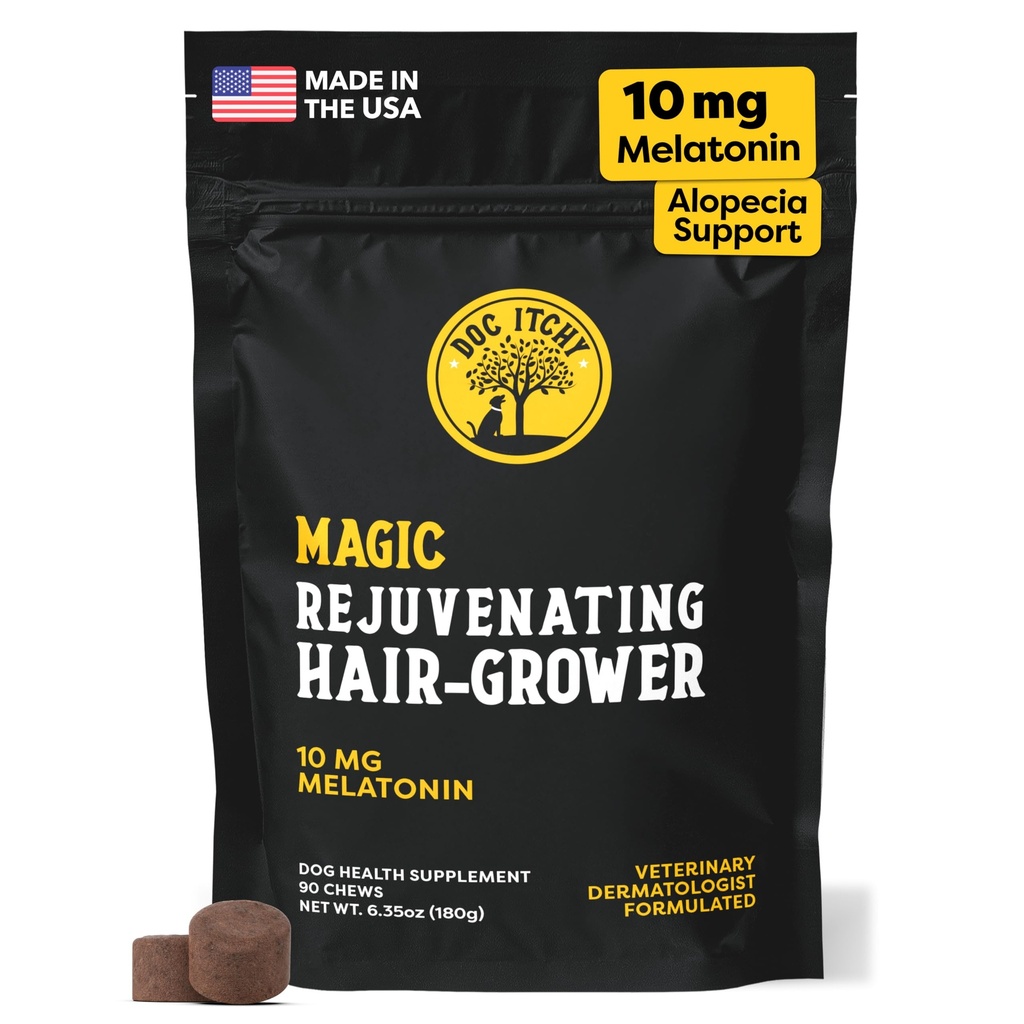 Doc Ichy Rejuvenating Hair-Grower Dog Pet Chews 