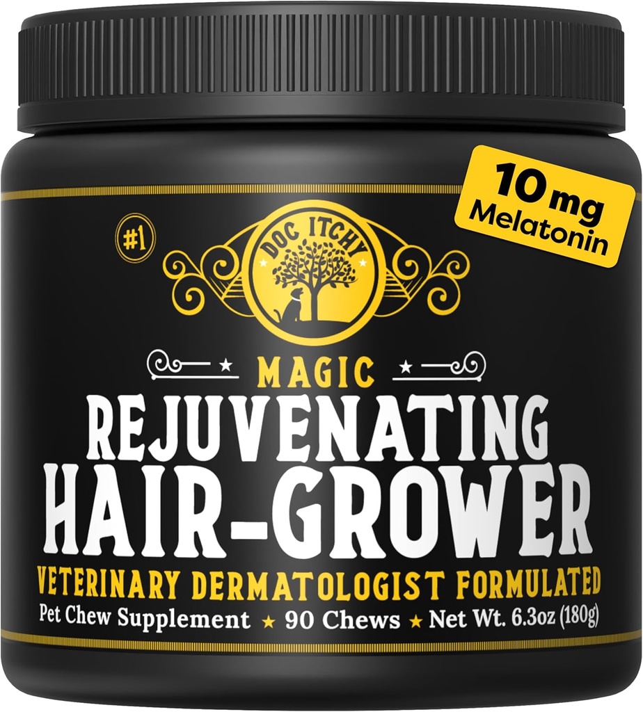Doc Ichy Rejuvenating Hair-Grower Dog Pet Chews 