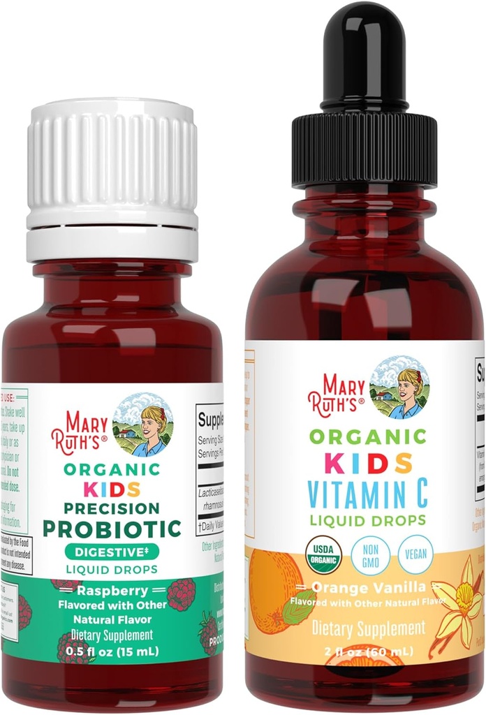 MaryRuth Organics Precision Probiotic & Vitamin C Drops for Kids 