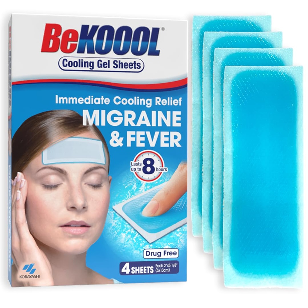 BeKOOOL Ημικρανία Φύλλα Gel - 4 κόμης