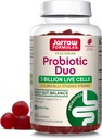 Jarow Formulas® Probiotic Duo, 3 Δισεκατομμύρια Ζωντανά Κύτταρα Συμπλήρωμα για την Ανοσολογική Υγεία και την Υποστηρίξτε Πειθαρχία, 60 Βατόμουρο Γεύσεις Προβιοτική Gummies, 30 Ημέρα προσφοράς