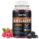 Shilajit Gummies 1000mg - Shilajit Καθαρό Ιμαλαΐων Βιολογικό για άνδρες & γυναίκες 85+ Ίχνη Ορυκτά Shilajit Resin με Ashwagandha, Maca, Μαύρο Έλαιο Σπόρου - Ενέργεια, Εγκέφαλος, Ανοσία, Ζάχαρη Χωρίς Βατόμουρο 60ct