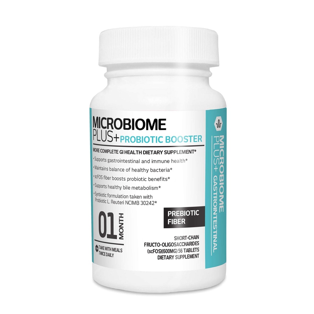 Microbiome Plus Prebiotics scFOS Prebiotic Fiber, Ενισχύει Probiotic Benifits, GI Digestive Συμπληρώματα, Αλλεργία Ασφαλής και χωρίς γλουτένη για άνδρες και γυναίκες (1 μήνας προσφοράς) (1)