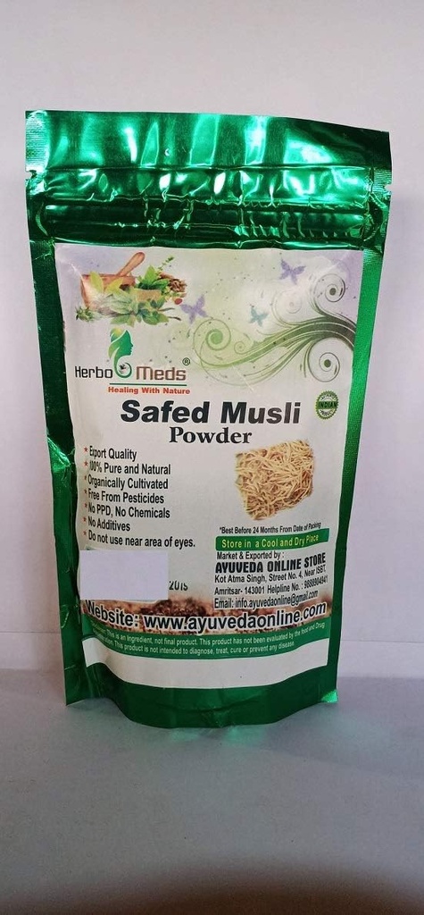 Shatavar, Safed Musli, Kaunch Beej & Ashwagandha Powder [100 γρ. το καθένα]