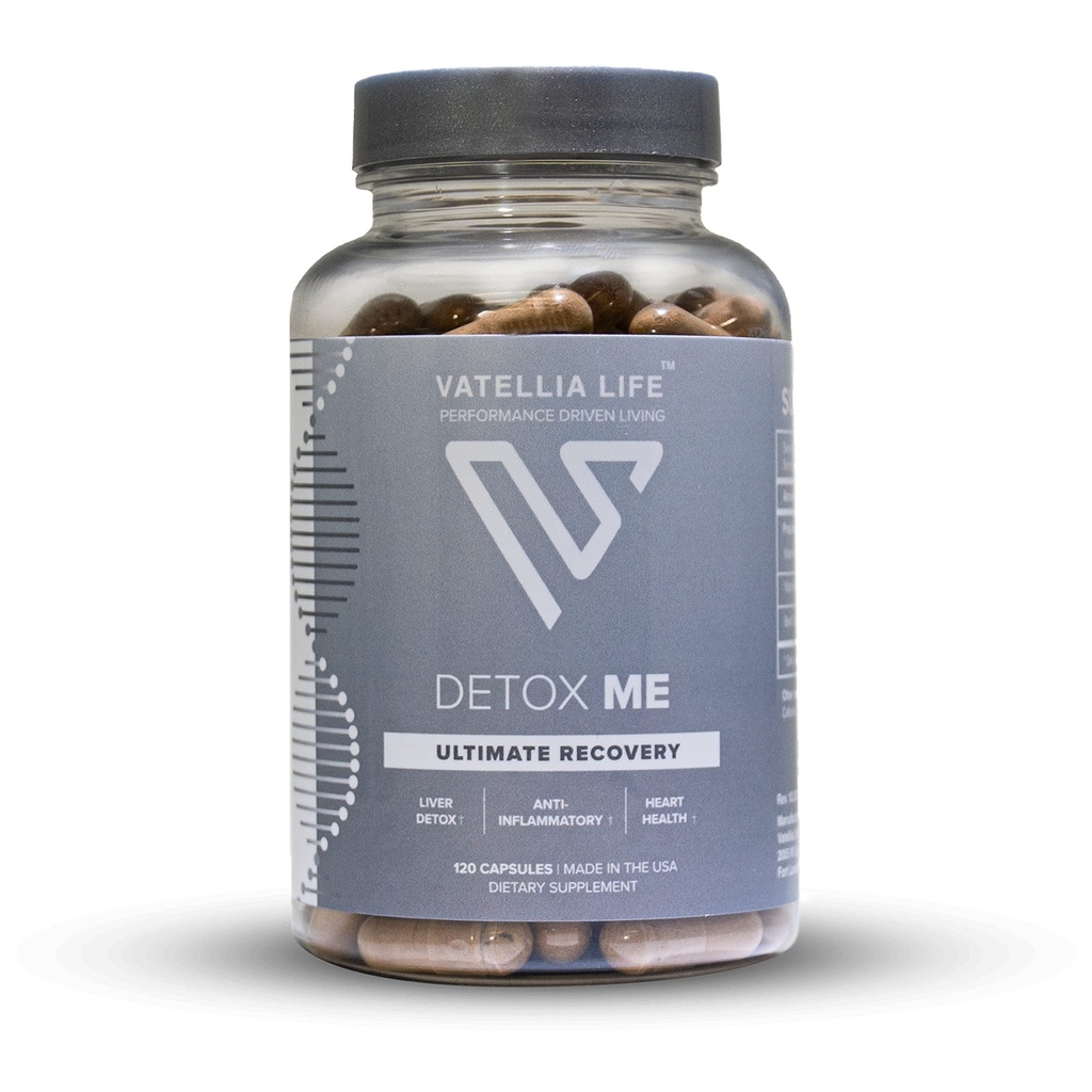 Vatellia Life New from Detox Me - Ενισχύει την αποβολή της ενέργειας Sulfite - Υποστηρίζει Digestion & Gut Health - Βιταμίνη K2 (MK-4), Plus B12, Folate - 60 ημέρες προσφοράς - Συμπλήρωμα για άνδρες και γυναίκες - 120 Count