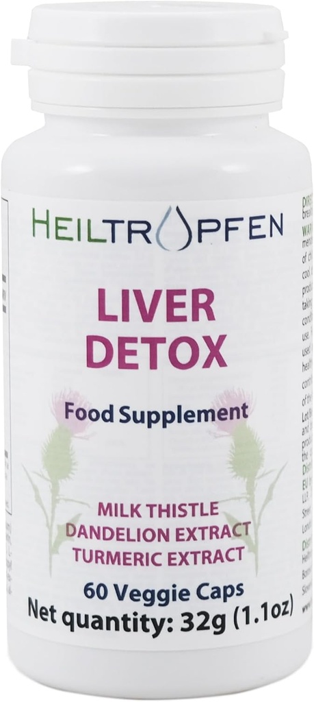 Heiltropfen Liver Detox Χορτοφαγικά καλύμματα 