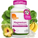 Zahler - Κάψουλες Συμπληρώματος Μαγνησίου 200 mg (90 Count) Certified Kosher Bioactive Magnesium Citrate for Max Absorption - Φυσικό Ορυκτό Μαγνησίου για άνδρες και γυναίκες - Best Magnesium Συμπληρώματα