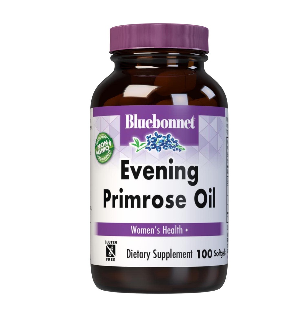 Bluebonnet Evening Primrose Oil Softgels, 500 mg, 100 Count (743715009189)