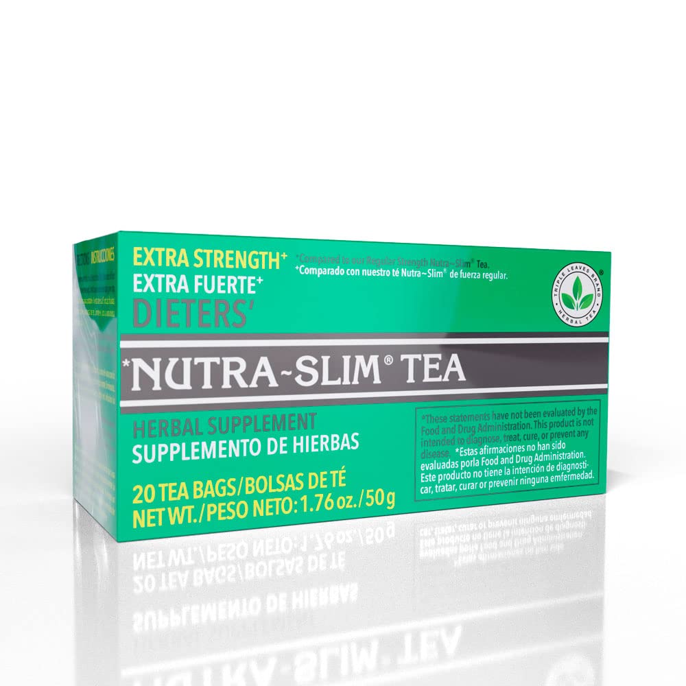 Τρίκλινα φύλλα Brand Nutra-Slim Τσάι (20 Τσάι Τσάι), επιπλέον δύναμη Dieters’ Τσάι