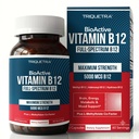 BioActive Vitamin B12 - 5000 mcg, Περιέχει 3 BioActive Forms B12 Plus Methylfolate Cofactor - Methyl B12, Adenosyl B12 & Hydroxy B12 