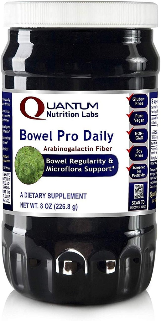 QNL Bowel Pro Καθημερινή - Prebiotic Fiber Σκόνη για την υποστήριξη Digestive Υγεία - Delicious Daily Gut Health Powder - Vegan Immune Supplement - Organic Prebiotic - 8 oz