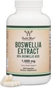 Boswellia Serrata - 240 κάψουλες (Μέγιστη δύναμη 1.000mg του 65% Boswellic Acid Extract) κάψουλες εκχύλισμα Boswellia (Κοινό συμπλήρωμα υποστήριξης για την κοινή υγεία) Τρίτο μέρος που δοκιμάζεται από διπλό ξύλο