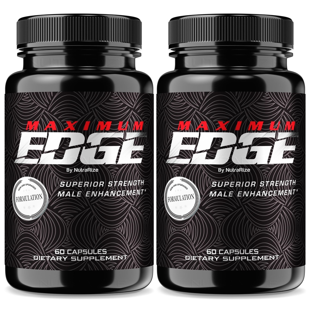 (2 Pack) Maximum Edge αρσενικά χάπια - Maximum Edge κάψουλες για άνδρες, Complete Daily Formula για τη συνολική ευεξία και την κορυφαία απόδοση, MaximumEdge Advanced συμπλήρωμα διατροφής, Κριτικές (120 κάψουλες)