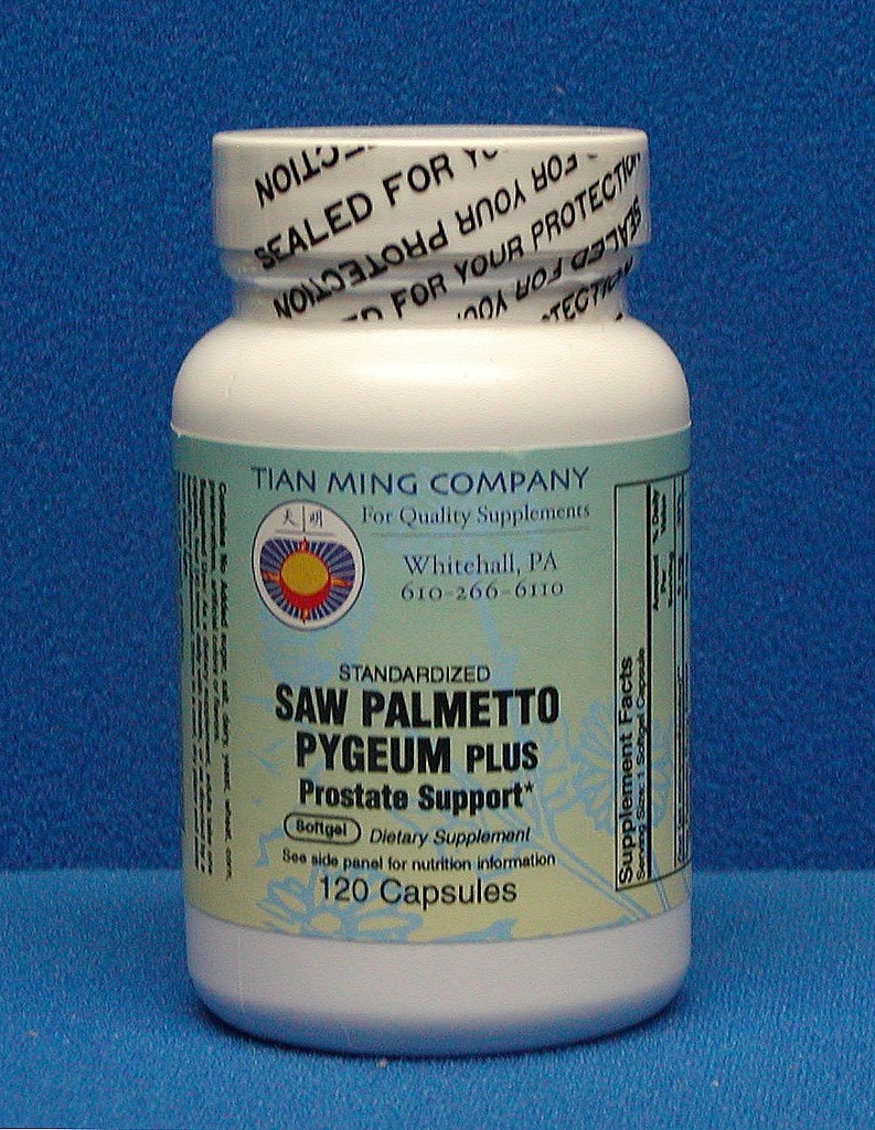 Προστάτη υποστήριξη είδε Palmetto Pygeum Plus και περισσότερα 120 Softgels
