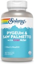 Solaray Pygeum και Saw Palmetto με συμπλήρωμα Κρανακτίνης, 180 κόμης