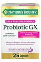 Προβιοτικό GX Nature's Bounty, Βοηθά με Περιστασιακό Αέριο και Αίμα, Συμπλήρωμα Διατροφής, Πειθαρχική Υγεία, 25 Κάψουλες