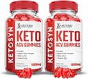 Justified Laboratories (2 Pack Ketosyn Keto ACV Gummies Advanced Formula 1000MG Ketosyn Keto Gummies Apple Cider Vinegar Formulated with Pomegranate Beet Buice Powder B12 Vegan Non GMO 120 Gummys