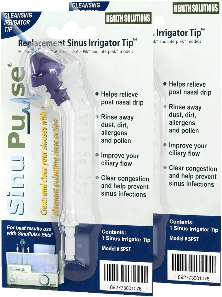 Sinupulse Elite Αντικατάσταση Sinus Irrigator Συμβουλή (2 Pack)