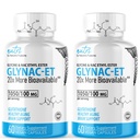 Nature's Fusions GlyNAC-ET NAC Supplement N-Acetyl Cysteine Ethyl Ester - 20x More Bioδιαθέσιμο - Glycine & N-ακετυλοκυστεΐνη Ester Ester Anti Aging Supplement, Boost Glutathionone Pack of 2-120 Count