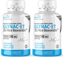 Nature's Fusions GlyNAC-ET NAC Supplement N-Acetyl Cysteine Ethyl Ester - 20x More Bioδιαθέσιμο - Glycine & N-ακετυλοκυστεΐνη Ester Ester Anti Aging Supplement, Boost Glutathionone Pack of 2-120 Count
