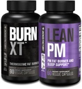 Jacked Factory Burner XT Θερμογόνος καύση λίπους - Ορεκτικό Καταπιεστικό & Nootropic Ενισχυτής Ενέργειας (90 κάψουλες) & Lean PM Συμπλήρωμα απώλειας βάρους, Υποστήριξη ύπνου (60 κάψουλες)