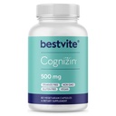 BESTVITE Cognizin Citicoline 500mg (60 κάψουλες χορτοφάγων) - Κλινικά Σπουδές Premium Choline Nootropic - Όχι Stearates - Vegan - Μη ΓΤΟ - Χωρίς γλουτένη - Συμπληρώματα εγκεφάλου για τη μνήμη και την εστίαση