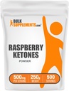 BulkSupplements.com Βατόμουρο Κετόνες σκόνη - Raspberry Ketones συμπλήρωμα, Antioxidant Πηγή - για την ενεργειακή υποστήριξη, χωρίς γλουτένη, 500mg ανά υπηρεσία, 250g (8,8 oz) (πακέτο του 1)