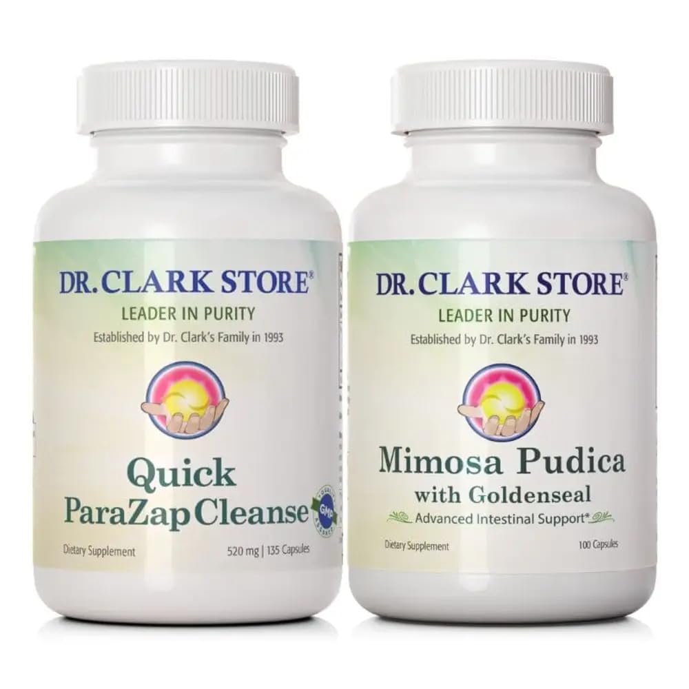 Dr Clark Store Quick para-Zap Cleanse & Mimosa Pudica – Ισχυρή Καθαριότητα, Υποστήριξη Detox & Φόρμουλα για την υγεία των ούρων