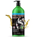 Ισλανδία Pure Wild Salmon Oil Αλάσκας για σκύλους & γάτες, Omega-3 ιχθυέλαιο, υγρό συμπλήρωμα για κατοικίδια ζώα, υποστηρίζει ανοσοποιητικό σύστημα & την υγεία της καρδιάς, 33oz