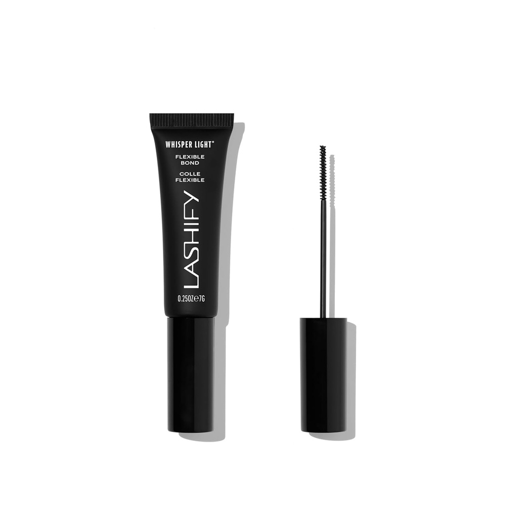 Lashify Whisper Light Ευέλικτη κόλλα βλεφαριών για ψευδείς βλεφαρίδες με Micro-Flex Technology- Lash Κόλλα για επεκτάσεις βλεφαριών σε μαύρο