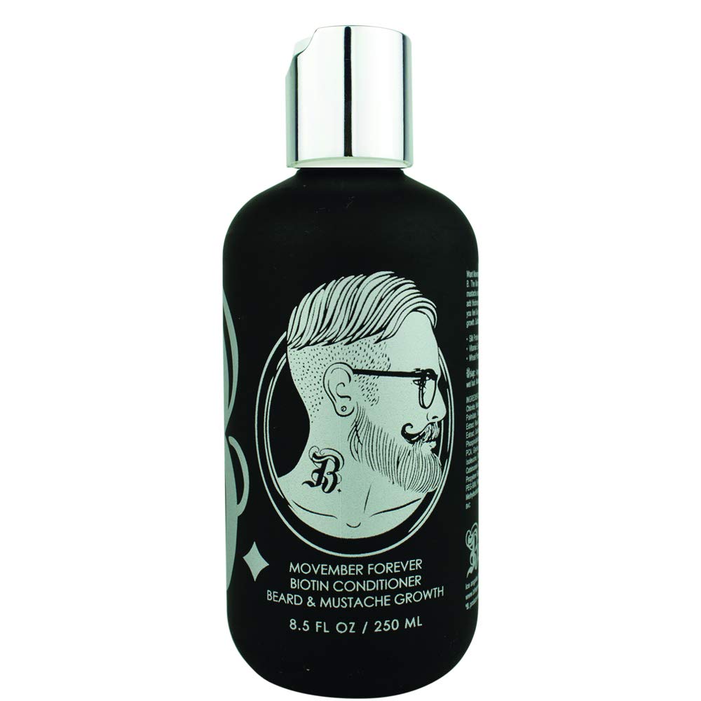 Biotin Beard Ανάπτυξη και Πάχος Conditioner (High Potency) Beard Φροντίδα με Biotin-για Best Beard Growth-Beard Conditioner για Grooming-Movember Forever Biotin Facial Conditioner 8.5oz.