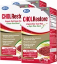 LABO Διατροφή CHOLRestore – Κόκκινο ρύζι ζύμης με Φυτοστερόλη Συμπλήρωμα υγείας, Υποστηρίζει υγιή επίπεδα χοληστερόλης, κιτρινίνη & Αφλατοξίνη Χωρίς, 90 κάψουλες Vege 3x3