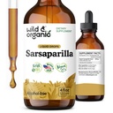 Άγρια & οργανική απόχρωση ρίζας Sarsaparilla - Συνολική υποστήριξη - συμπλήρωμα εκχυλίσματος Sarsaparilla - Vegan, Ζάχαρη & Αλκοόλ - 4 fl oz