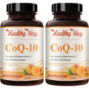 Συνένζυμο Q10 400mg CoQ10 συμπλήρωμα - Μία φορά την ημέρα Coq 10 400mg κάψουλες σκόνης για υγιή καρδιά Αντιοξειδωτικό και την ενεργειακή υποστήριξη - Μη ΓΤΟ Γρήγορη απορρόφηση Ubiquinone Q10 συνένζυμο (200 εξυπηρετούν)