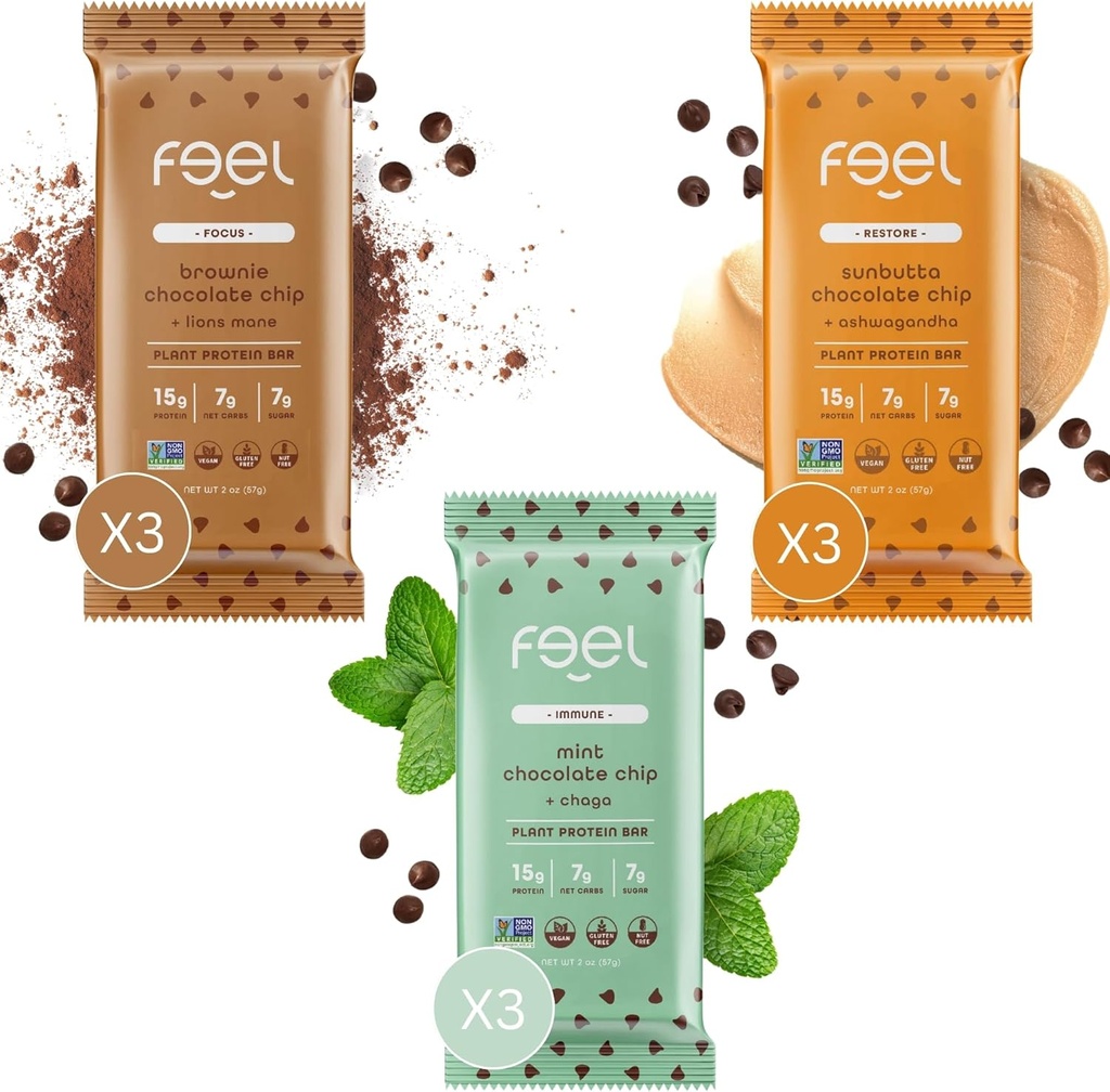 Feel Vegan Protein Bars 
