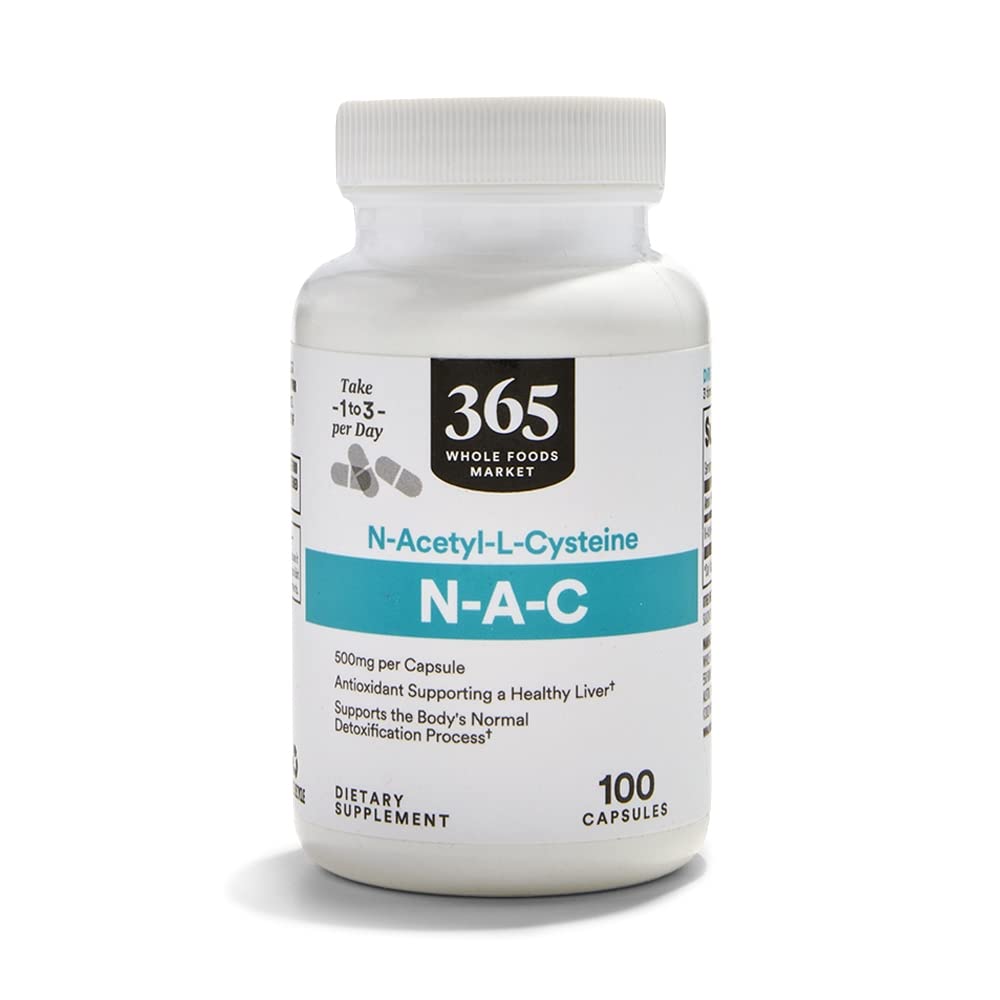 365 από Whole Foods Market, N-Acetyl L-Cysteine 500mg, 100 Count