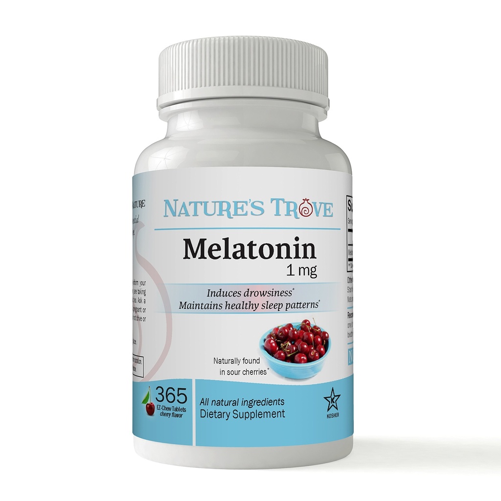 Μελατονίνη 1mg από το Nature's Trove - 365 EZ- Chew Tablets