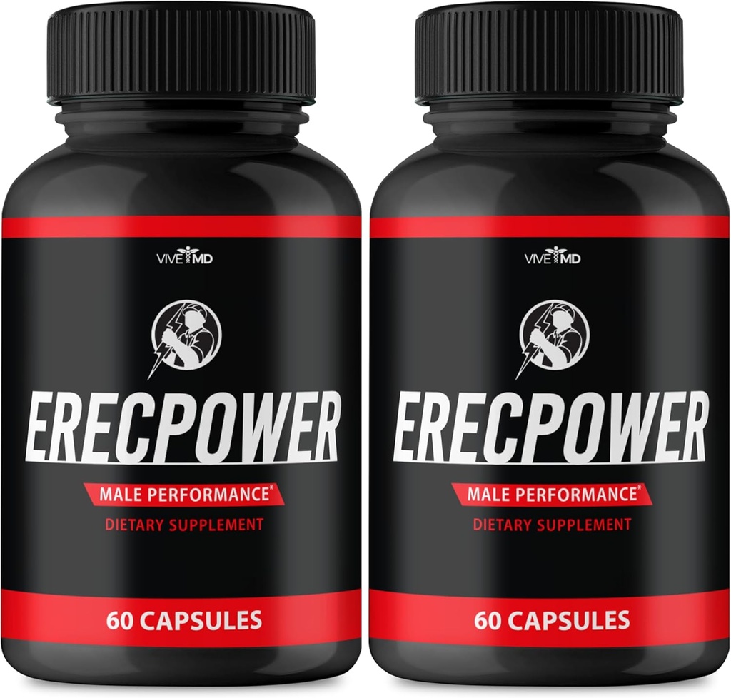 Erecpower for Men Capsules - χάπια Erecpower Advanced Formula - Μέγιστη δύναμη, ErecPower for Men Συμπλήρωμα Erec Power 60 κάψουλες, Erec Power χάπια βιταμίνης Κριτικές (2 Pack)