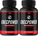 Erecpower for Men Capsules - χάπια Erecpower Advanced Formula - Μέγιστη δύναμη, ErecPower for Men Συμπλήρωμα Erec Power 60 κάψουλες, Erec Power χάπια βιταμίνης Κριτικές (2 Pack)
