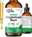 Βάμμα Wild & Organic Cryptolepis - Βότανο σταγόνες για Detox & ανοσοποιητική υποστήριξη - 2-μηνη παροχή - Υγρό Cryptolepis Root Extract Drops - Vegan, Ζάχαρη & Αλκοόλ-Free - 4 fl oz