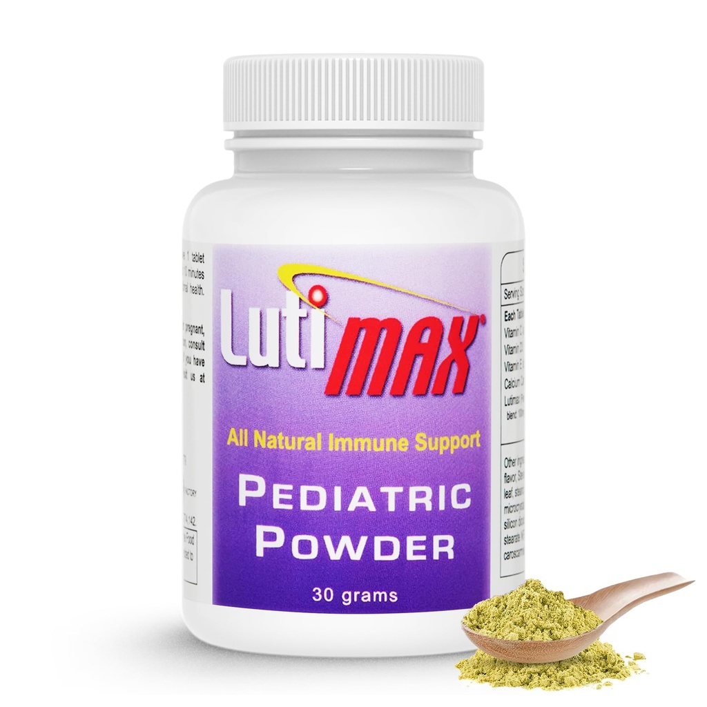 Lutimax Παιδιατρική σκόνη Brain συμπλήρωμα με Luteolin & Rutin για τα παιδιά - Μνήμη, Εστίαση, μυών & ανοσοποιητικών συμπληρωμάτων - Nootropic Αντιοξειδωτικά - 200 Services