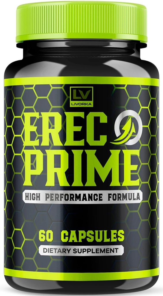 ErecPrime Capsules, ErecPrime Advanced Formula Pills (60 Capsules)