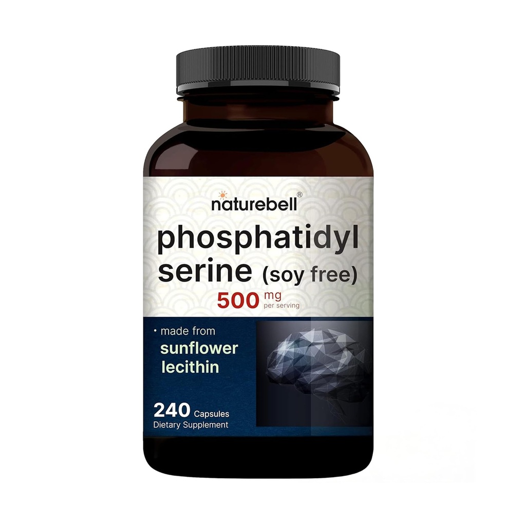 Συμπλήρωμα Φωσφατιδυλσερίνης Ultra Strength 500mg ανά υπηρεσία, 240 κάψουλες 