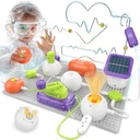 Επιστημονικά Κιτ για Παιδιά - STEM Κιτ για Παιδιά, Ηλεκτρονικά Κιτ Εξερεύνησης, Πάνω από 150 Έργα, 14 Μέρη Κυκλωμάτων, Εκπαιδευτικά Δώρα Παιχνίδια STEM για Παιδιά Ηλικίας 3 4 5 6 7 8 9 10 11 12