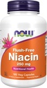 Niacin, FLUSH ΔΩΡΕΑΝ 250 mg, 180 Caps από τώρα Τρόφιμα (πακέτο των 3)