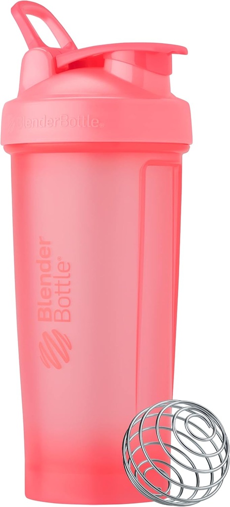 BlenderBottle Classic V2 Shaker μπουκάλι Ιδανικό για τις ανακινήσεις πρωτεϊνών και προ προπόνηση, 28-Ounce, ελαφρύ ροζ