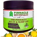 Pinnacle Relax & Sleep Supplement, Sleep Support Supplement with Melatonin, Valerian Root, Ashwagandha, L Theanine, Zinc, GABA & Magnesium for Calming, Natural Lemon Tea Flavoring (30 Services)