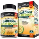 Χάπια απώλειας βάρους Garcinia Cambogia - Μέγιστη δύναμη Καταπιεστική & λίπος Burner για άνδρες και γυναίκες - 1600mg φυσικό εκχύλισμα & 960mg HCA - Μεταβολισμός Booster & Carb Blocker κάψουλες - 60Ct